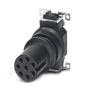 Phoenix Contact - Rundsteckverbinder, feldkonfektionierbar (Industriesteckverbinder) Einbausteckverbinder SACC-CI-M8FS#1412224 − 60 Stück