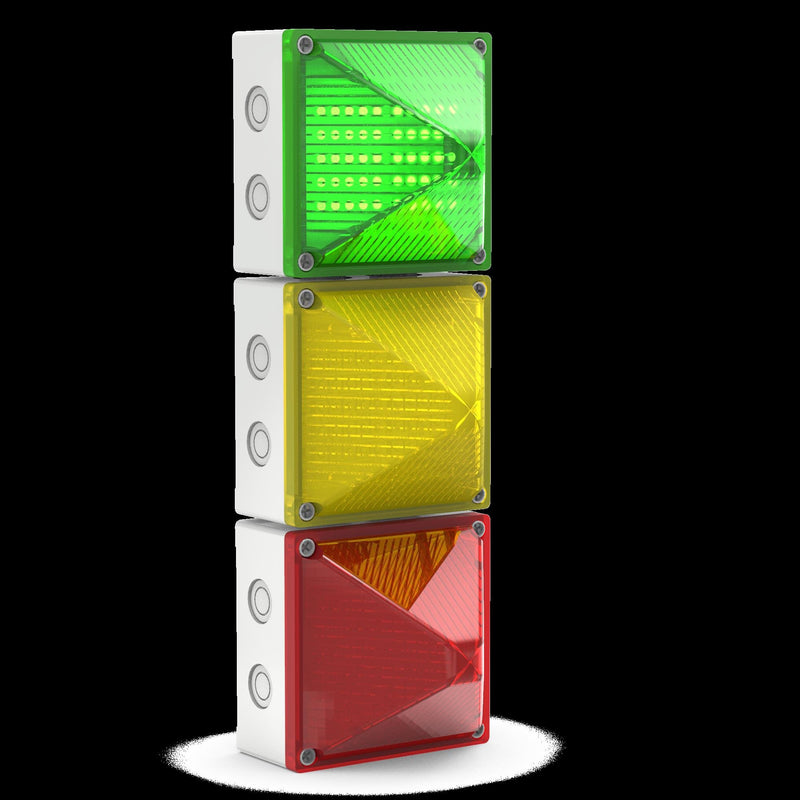 Pfannenberg - Signalampel LED-Ampelleuchte QUADRO- #21106630008 LED-TL rot gelb grün