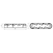 Kaiser - Dose, Gehäuse für Montage in der Wand/Decke Hohlwand Verbindungsdose 9254-78 O-range ECON 4 − 5 Stück