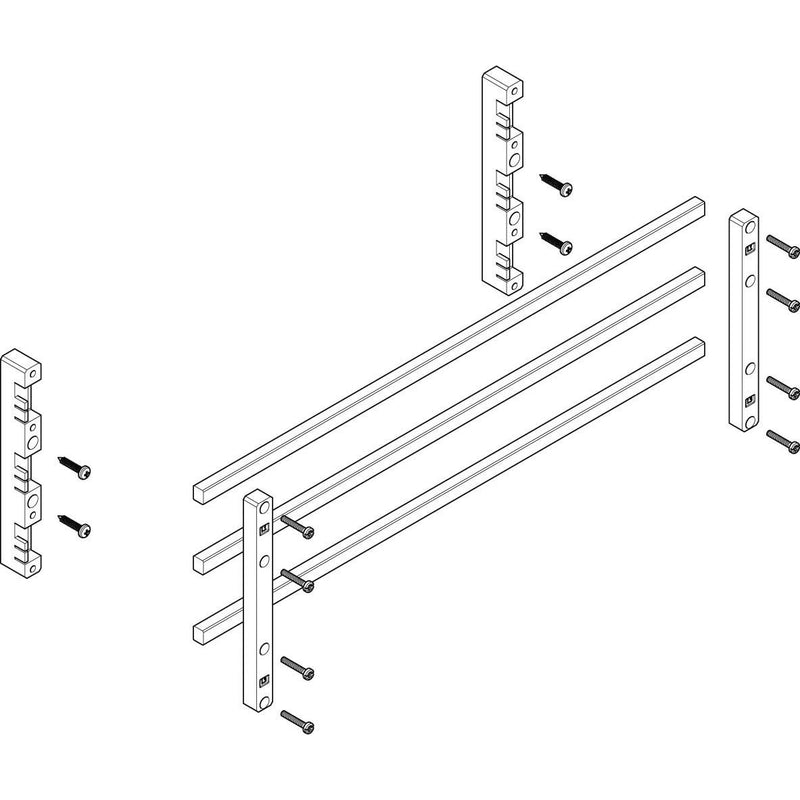 ABN - Verteilerfeld für Installationsverteiler Sammelschienen-Modul MTSC22733 2FB/2RE
