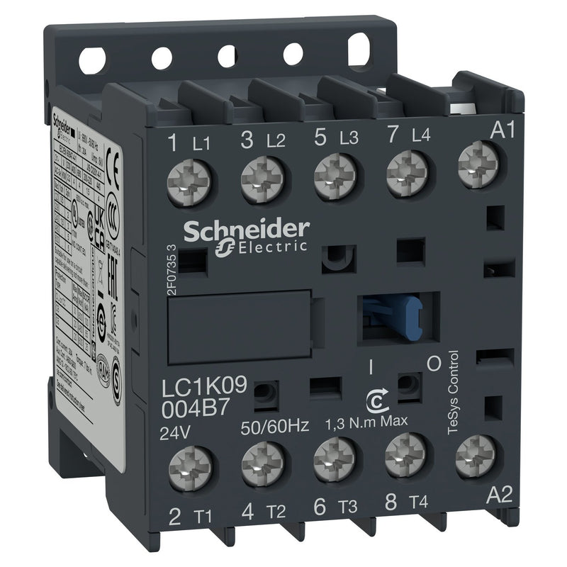 Schneider Electric - Leistungsschütz zum Schalten von Wechselstrom Schütz LC1K09004B7 4P 9A
