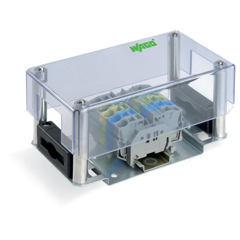WAGO - Flachleitungsadapter für steckbare Gebäudeinstallation Einspeisemodul 895-1051 5x10mm²,transp