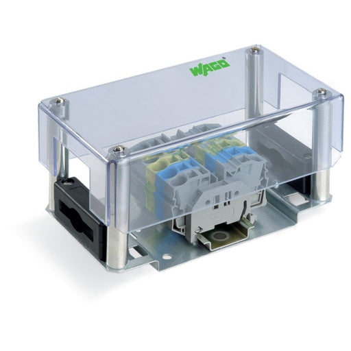 WAGO - Flachleitungsadapter für steckbare Gebäudeinstallation Einspeisemodul 895-1051 5x10mm²,transp