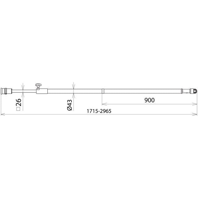 DEHN - Betätigungsstange Erdungsstange ESTC SQ STK SN7562 Spindel-Querstift