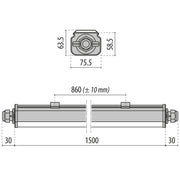 Performance in Light - Decken-/Wandleuchte LED-Feuchtraumleuchte 309036 6500K