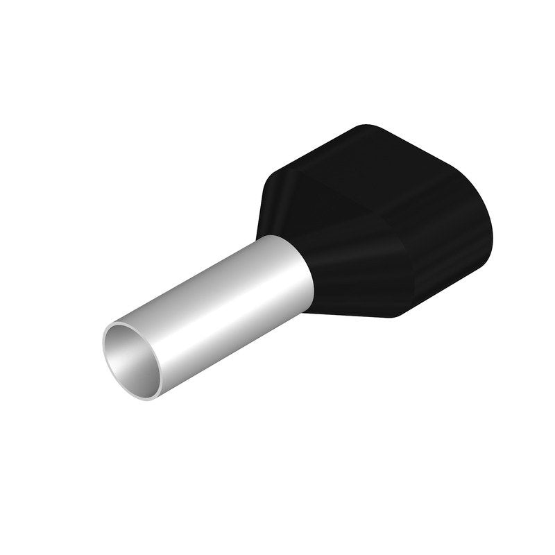 Weidmüller - Aderendhülse Zwilling H6,0/23 ZH SW − 100 Stück