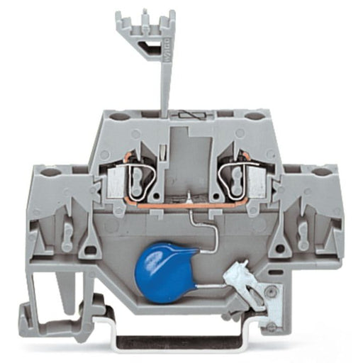 WAGO - Bauelement-Reihenklemme Bauelementklemme 280-502/281-614 mit Varistor,grau