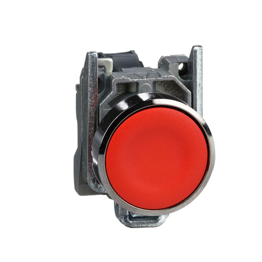 Schneider Electric - Drucktaster, Komplettgerät Drucktaster XB4BA42 flach, rt, 1Ö