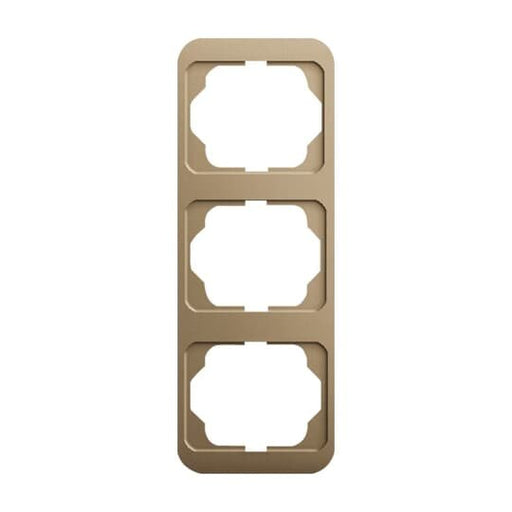 Busch-Jaeger - Abdeckrahmen Rahmen 3-fach 1733-21 bronze, senkr. alpha − 1 Stück by Busch-Jaeger
