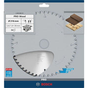 Bosch - Kreissägeblatt PRO Wood Kreissägeblatt, 2608838411 216 x 2,6 x 30 mm
