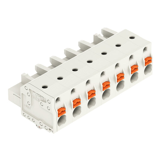WAGO - Kabelsteckverbinder für Leiterplattensteckverbinder 1-Leiter-Federleiste 2721-207/008-000 Push-inCAGECLAMP,lgr − 50 Stück