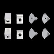 Nobile - Zubehör/Ersatzteile für Lichtschlauch/-band Ersatzkit f. Alu Eckprofil 5011146809 grau − 1 Stück