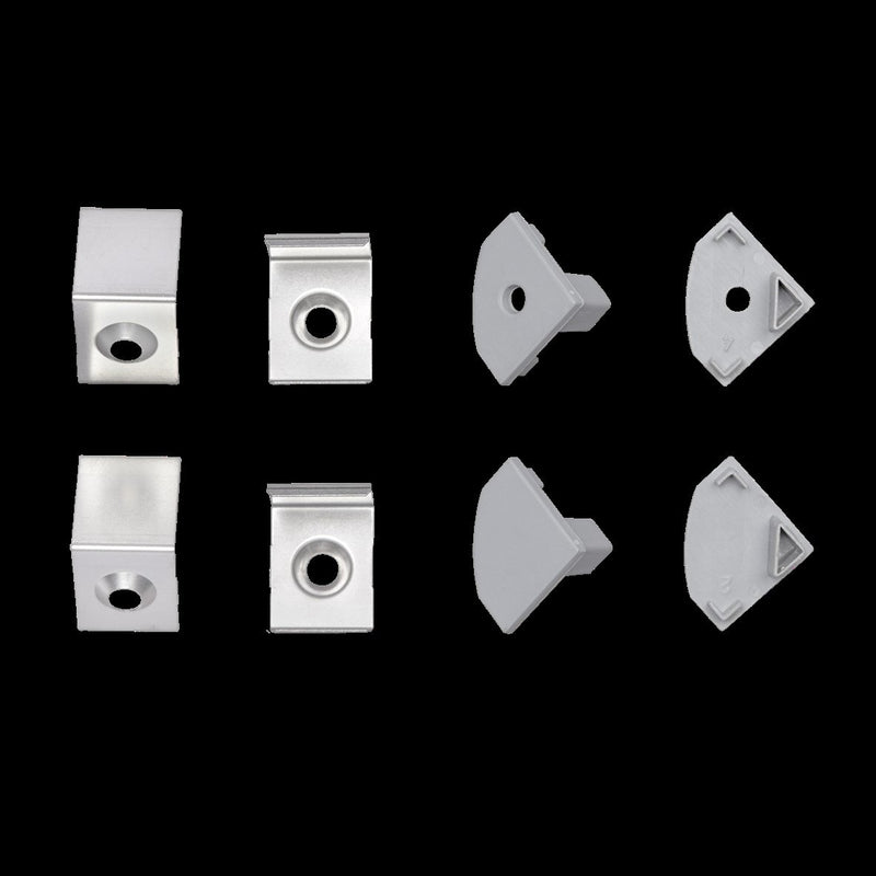 Nobile - Zubehör/Ersatzteile für Lichtschlauch/-band Ersatzkit f. Alu Eckprofil 5011146809 grau − 1 Stück