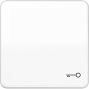Jung - Abdeckung/Bedienelement für Installationsschalterprogramme Wippe Symbol TÜR aws CD 590 T WW für Taster