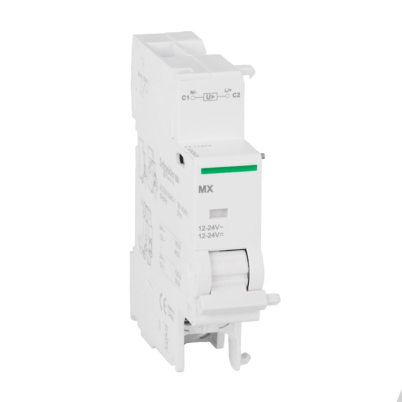 Schneider Electric - Zusatzeinrichtung für Reiheneinbaugeräte Arbeitsstromauslöser A9N26478 12-24VAC/DC MX