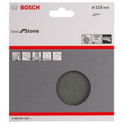 Bosch - Schleifpapier/Schleifvlies PRO F355 Schleifblatt, 115 2608605500 mm, G320, 10-tlg