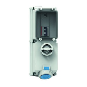 Bals Elektrotech - CEE-Steckdose abschaltbar, abgesichert (IEC 60309) Wandsteckdose abschaltbar 17328 verriegelt abgesich