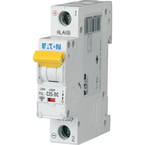 Eaton - Leitungsschutzschalter PXL-C25-DC 25A,1p,Steckkl.C, DC