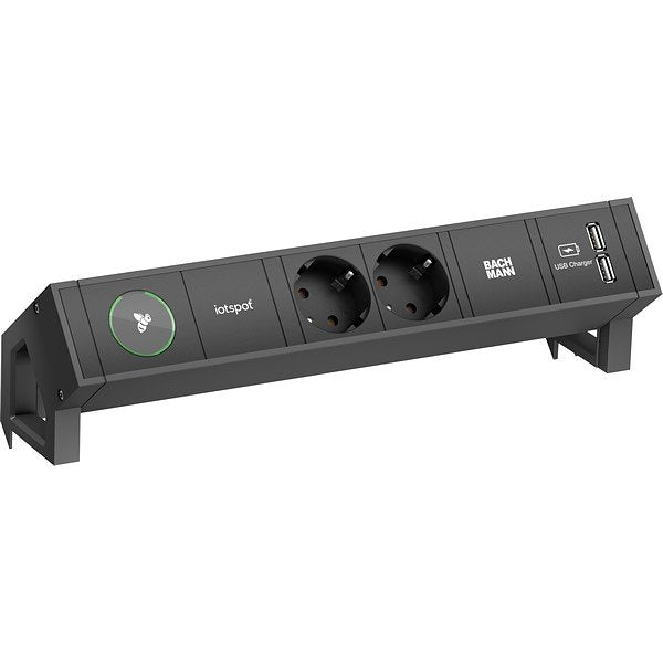 Bachmann - Mehrfachsteckdose Steckdosenleiste 902.800 DESK2 1xiotspot
