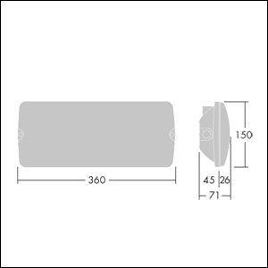 Zumtobel Group - Sicherheitsleuchte LED-Notlichtleuchte VOYAGER SO #96637633 weiß