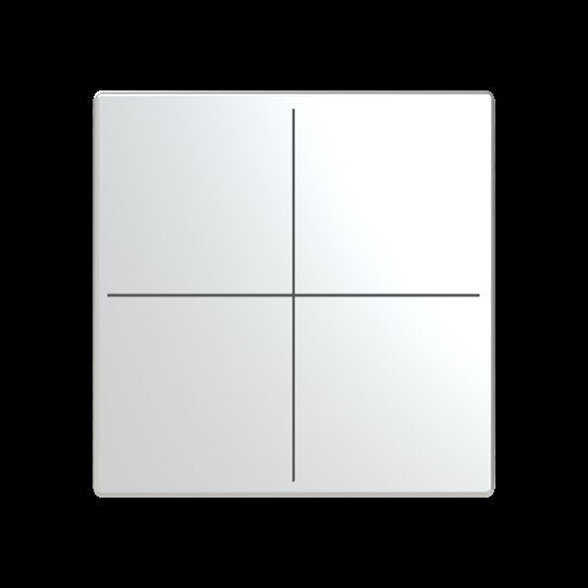 Busch-Jaeger - Bussystem-Tastwippe Abdeckung, 4-fach LFW/A.4.63.11-866 für Keypad
