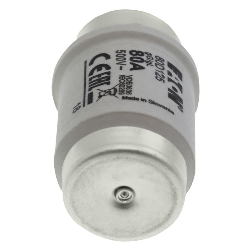 Eaton - D-Sicherungseinsatz Sicherungseinsatz Nieders. SICHERUNG-#80D125 80A AC 500V 50kA − 3 Stück