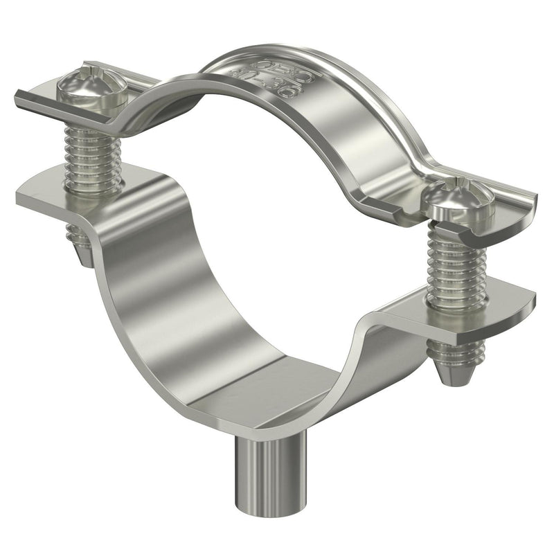 OBO Bettermann - Befestigungsschelle für Kabel/Rohre Abstandschelle ASG 732 36 A4 m. Gewindea. 30-36mm − 20 Stück