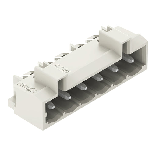 WAGO - Leiterplattensteckverbinder THT-Stiftleiste Lötstift 721-466/001-000 1,2x1,2,abgew.,lgr − 100 Stück