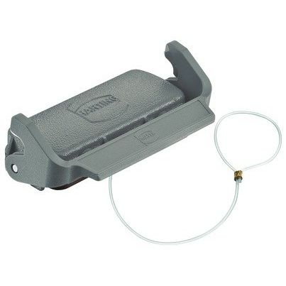 Harting - Schutzkappe für Industriesteckverbinder Abdeckkappe 09300165432 Metall, Längsbügel