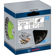 Bosch - Rotierende Drahtbürste PRO Stainless Steel heavy 2608622060 Topfbürste 75 x 0,5