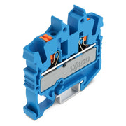 WAGO - Durchgangs-Reihenklemme Mini-Durchgangsklemme 2252-1204 2,5 qmm, bl − 100 Stück