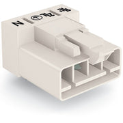WAGO - Leiterplattensteckverbinder Stecker für Leiterplatten 890-834/011-000 4-polig,weiß − 50 Stück