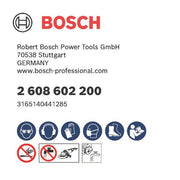 Bosch - Trenn-/Schleifscheibe Diamanttrennscheibe 2608602200 Standard for