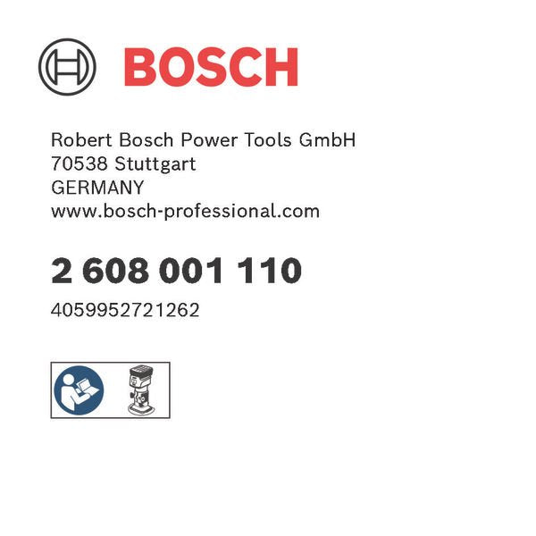 Bosch - Systemzubehör für Fräsen (Akku/elektrisch) PRO Grundplatte, halbrund, 2608001110 7 x 93 x 118 mm