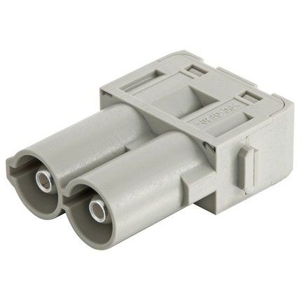 Harting - Kontakteinsatz für Rechtecksteckverbinder Steckverbinder 09140022647 14-22qmm, männlich − 2 Stück