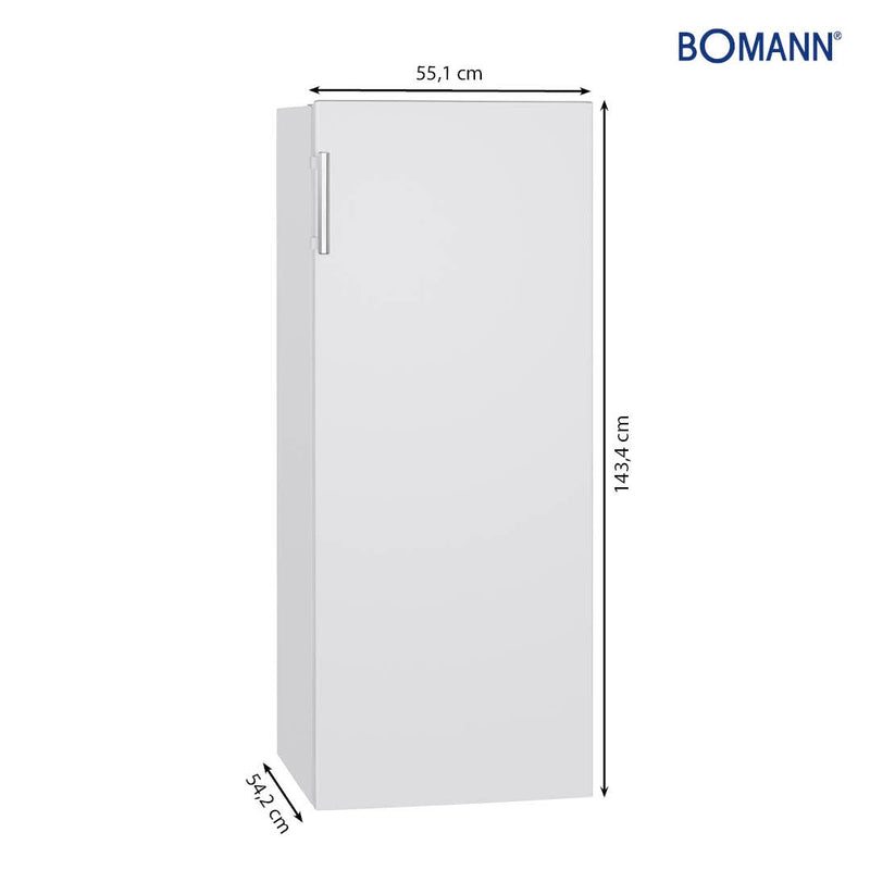 Bomann DA - Kühlschrank Vollraum-Kühlgerät VS 7316.1 ws 56cm,242L