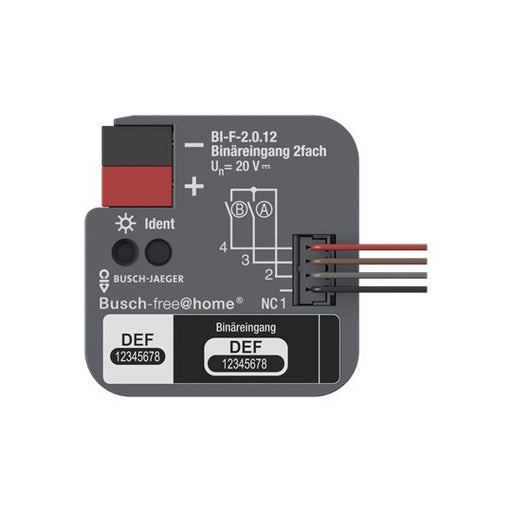 Busch-Jaeger - Bussystem-Kombi I/O Gerät Binäreingang BI-F-2.0.12 2fach, UP