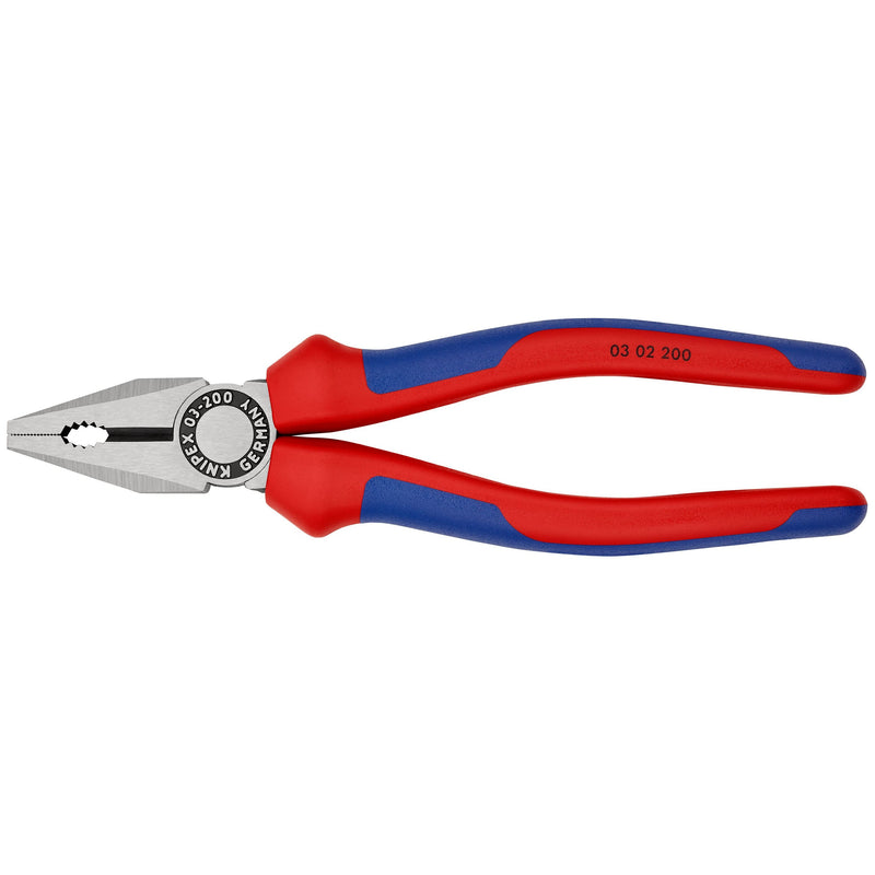 Knipex - Kombizange 03 02 200 SB schwarz, 200mm