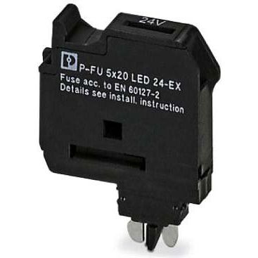 Phoenix Contact - Bauelementestecker Sicherungsstecker P-FU 5X20 LED 24-EX − 10 Stück