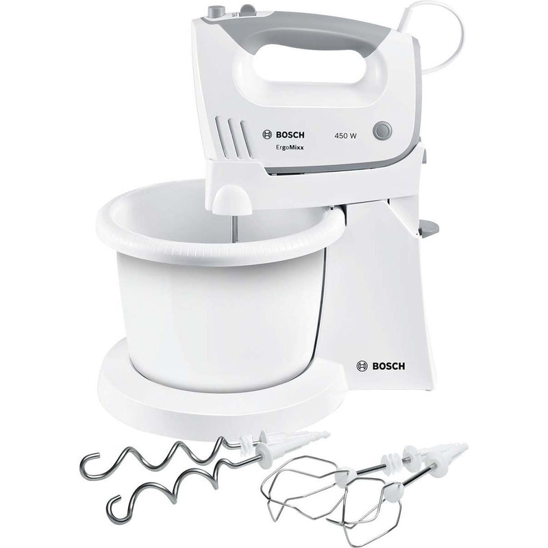 Bosch SDA - Rühr-/Mixgerät Handrührer MFQ36460 ws/gr m.Ständer/Schüssel
