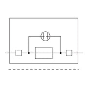 WAGO - Bauelementestecker Sicherungsstecker 281-512/281-417 mit Leuchtanzeige − 50 Stück