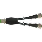 Murrelektronik - Passiver Sensor-/Aktor-Verteiler (mit Leitung) M12 Y-Verteiler 7000-40721-6330030 auf M12 Buchse − 1 Stück