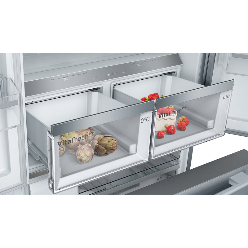 Bosch - Kühl-/Gefrierkombination Kühl/Gefrierkombi KFF96PIEP Serie8,French Door