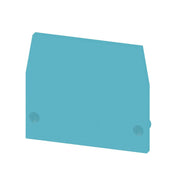 Weidmüller - Abschluss- und Zwischenplatte für Reihenklemme Abschlussplatte AP AKZ1.5 BL 22.5x1.5mm blau − 50 Stück