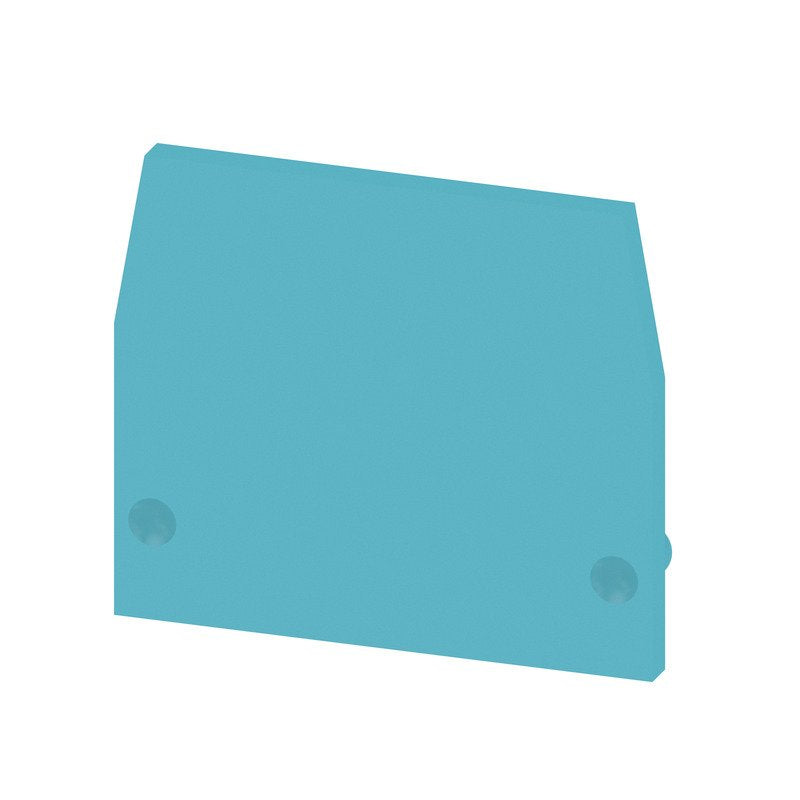 Weidmüller - Abschluss- und Zwischenplatte für Reihenklemme Abschlussplatte AP AKZ1.5 BL 22.5x1.5mm blau − 50 Stück