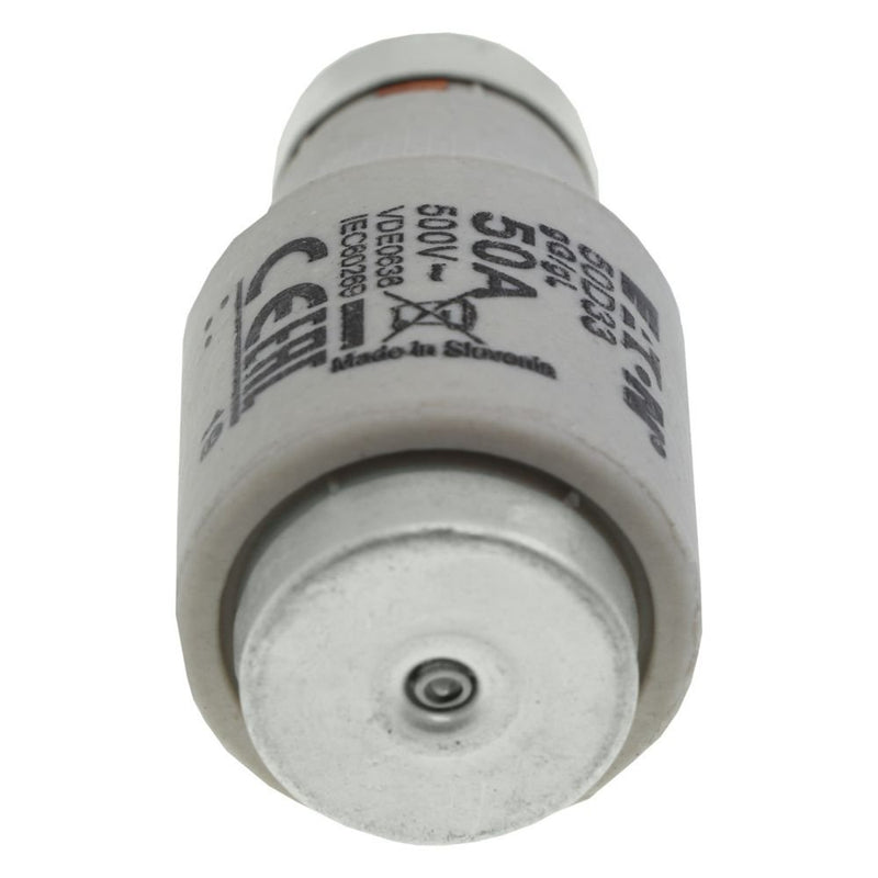 Eaton - D-Sicherungseinsatz Sicherungseinsatz Nieders. SICHERUNG-#50D33 50A AC 500V 100kA − 5 Stück