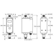 Turck - Durchflussüberwachungsgerät Inline-Sensor FTCI-G1/4 #100004083 Auswertelektronik
