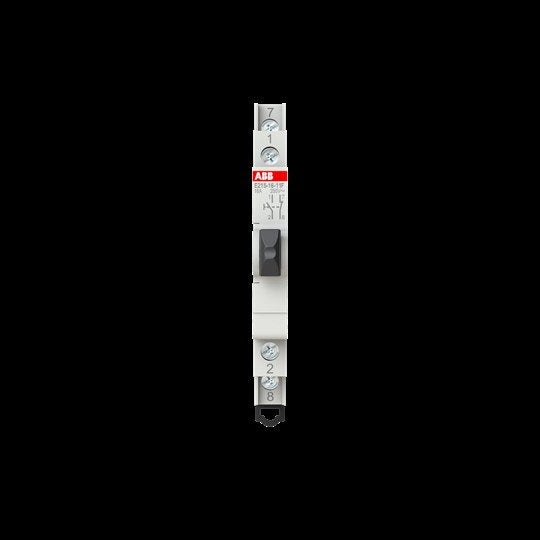 ABB Stotz S&J - Taster für Reiheneinbau Taster E215-16-11F schwarz