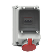 Bals Elektrotech - CEE-Steckdose abschaltbar, abgesichert (IEC 60309) Wandsteckdose abgesichert 15141 63A 5p 400V 6h IP44