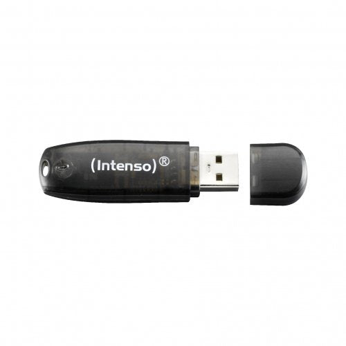 Intenso - Speichermedium digital USB 2.0 Stick 16GB Rainbow 3502470 sw (R)23MB/s,(W)6.5MB/s